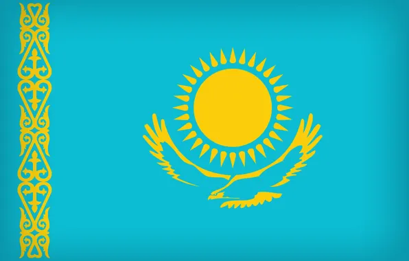 Flag, Kazakhstan, Kazakstan, Kazakh Flag, Flag Of Kazakhstan, Kazakhstani, Kazakh