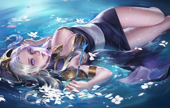 Art, Game, League of Legends, Ashe, LoL