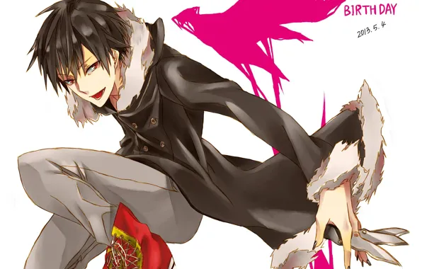 Anime, art, guy, Durarara!!, Of Izaya Orihara