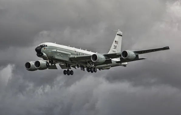 Picture Boeing, the plane, intelligence, RC-135U