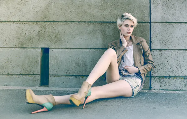 Girl, model, Denmark, wild, Sandra Røbel, Sandra