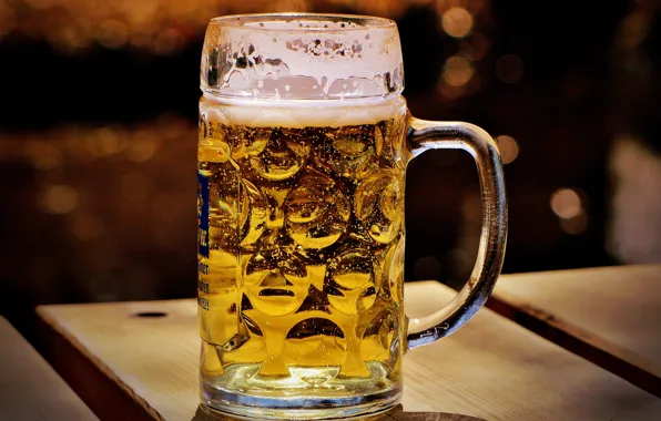 Picture drink, munich, tap, bavaria, beer mug, refreshment, thirst quencher, beer garden