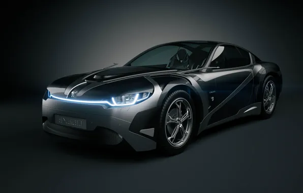 Picture Car, Carbon, Concept Car, 3D Car, Everia, Tronatic