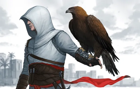 Bird, Eagle, Assassin, Assassin's Creed, Altair, Bird, Altair Ibn La-Ahad, Character