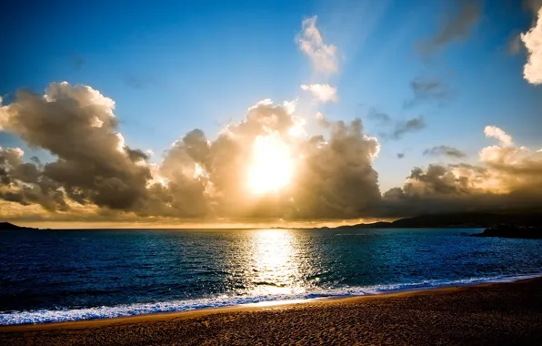 Sea, beach, water, the ocean, shore, landscapes