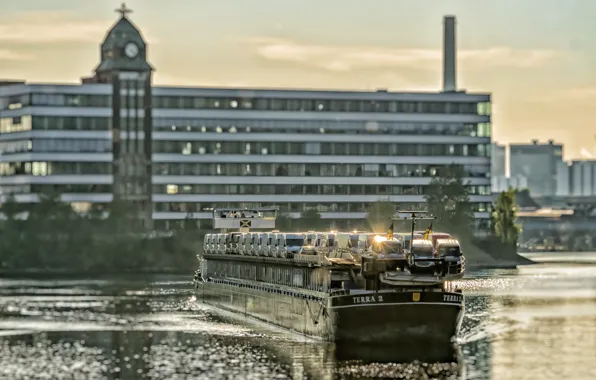 The city, Machine, The ship, Terra, River, Netherlands, Tank, Inland