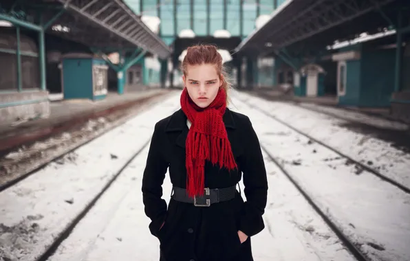Scarf, sponge, coat, Michael ∞ Flight, Gulnara Alysheba