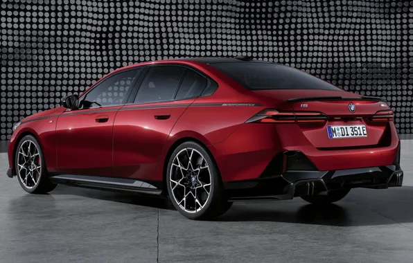 BMW, BMW, side view, rear view, M Performance, 2023, BMW i5 M60, G60
