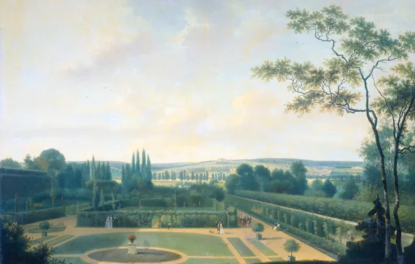 Picture oil, picture, canvas, The Ambassador of the Batavian Republic in Paris in the Gard, Joseph …