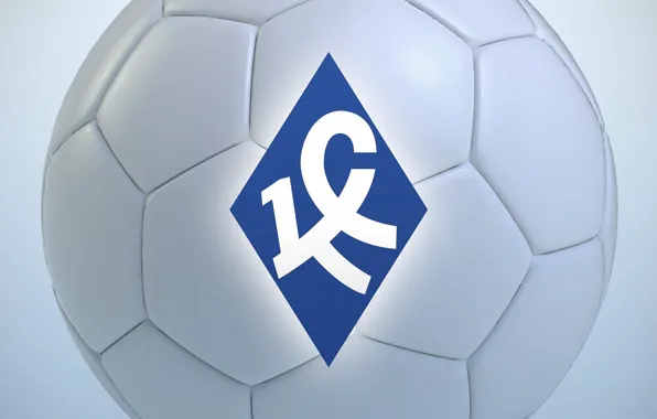 The ball, Football, Emblem, Logo, Brand, Club, Krylya Sovetov, Rhombus
