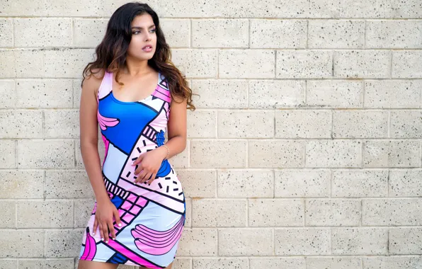 Picture face, style, background, model, hair, dress, beauty