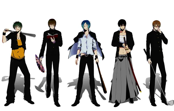 Group, anime, art, guys, Tennis no Ouji-sama
