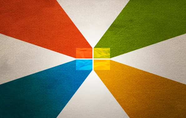 Computer, rays, canvas, color, emblem, windows, canvas, operating system