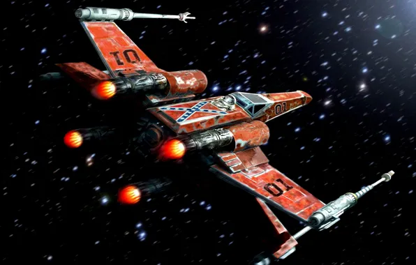 Star Wars, Art, Starfighter, X-Wing