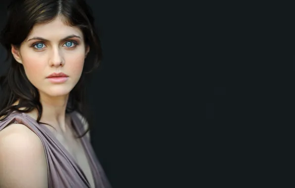 Girl, actress, blue eyes, Alexandra Daddario, Alexandra Daddario