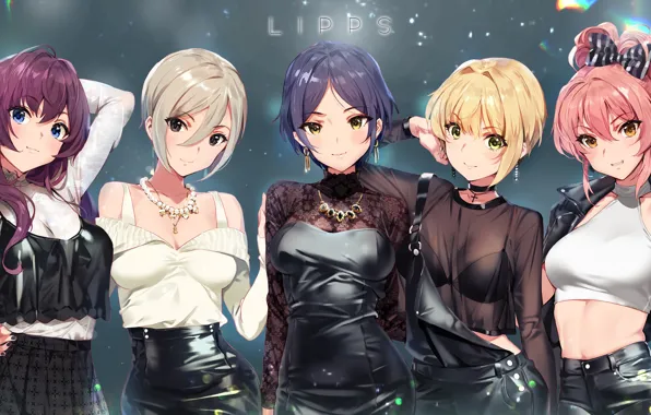 Picture girl, anime, art, Idolmaster: Cinderella Girls