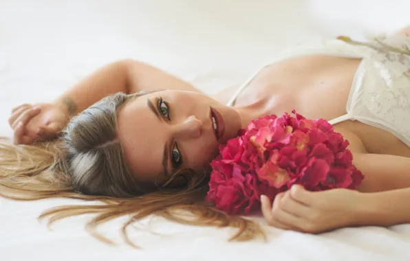 Picture bouquet, sponge, the beauty, Rebeca Jimenez