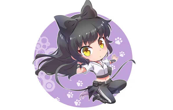 Brunette, girl, bow, RWBY