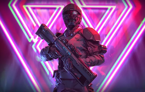 Picture weapons, background, soldiers