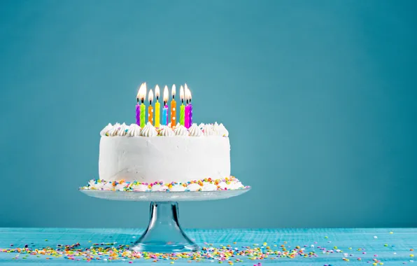Holiday, candle, cake, cake, dessert, Background