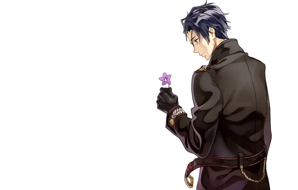 Flower, Background, Guy