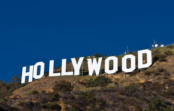 The inscription, Hollywood, Hollywood