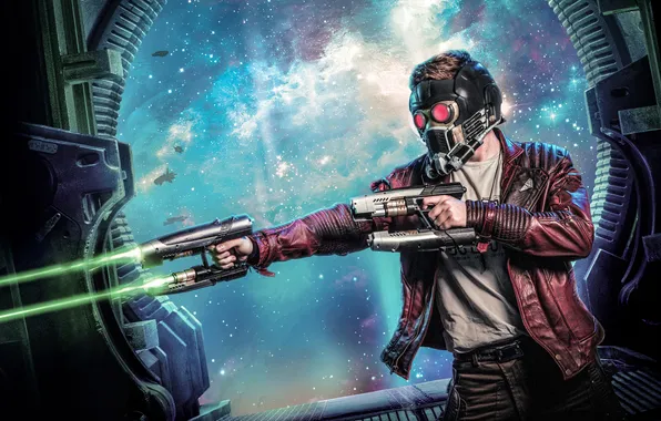 Space, weapons, fiction, jacket, shooting, helmet, comic, MARVEL