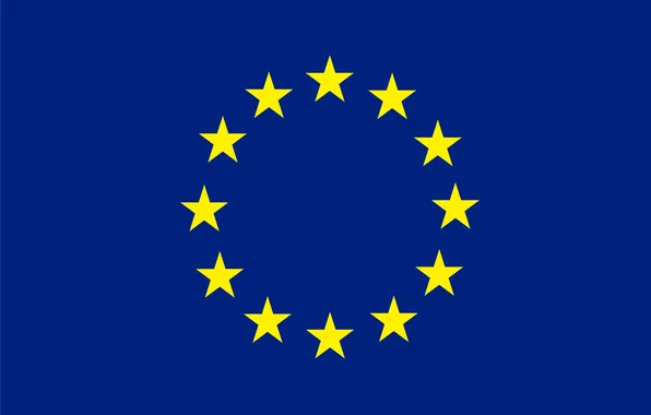 Picture logo, flag, emblem, the European Union
