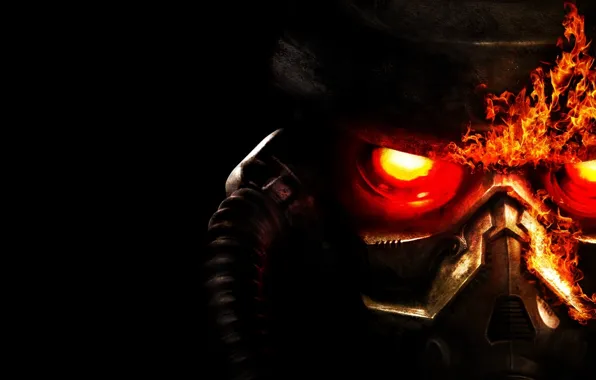 Fire, mask, Killzone 3