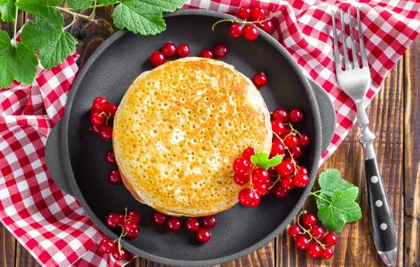 Picture food, pancakes, currants, food, pancakes, pancakes, currants