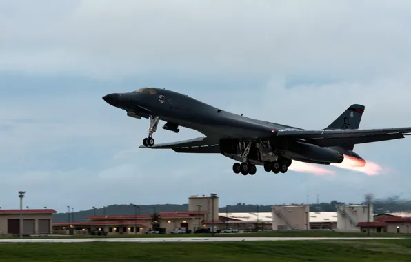 Lancer, B-1, UNITED STATES AIR FORCE, strategic bomber, Rockwell International, supersonic