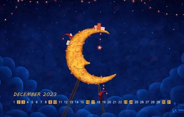 Positive, New Year, Holiday, New Year, December, Merry Christmas, Holiday, Calendar