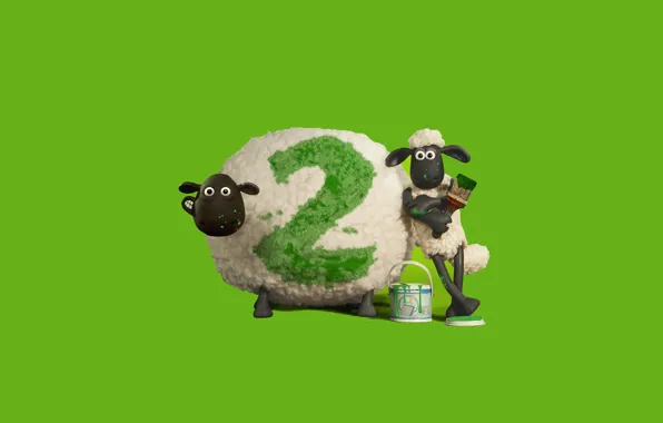 Green, cinema, wallpaper, design, movie, animal, sheep, film