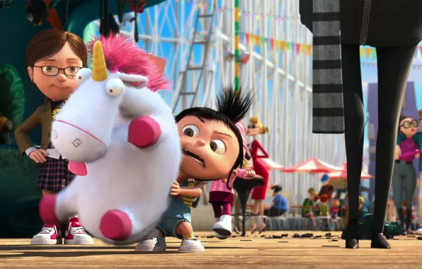 Wallpaper cinema, movie, film, animated film, Despicable Me, pony ...