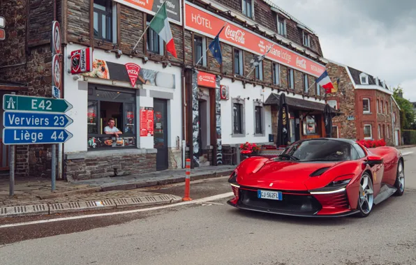 Street, Ferrari, supercar, Ferrari, Daytona, Ferrari Daytona SP3