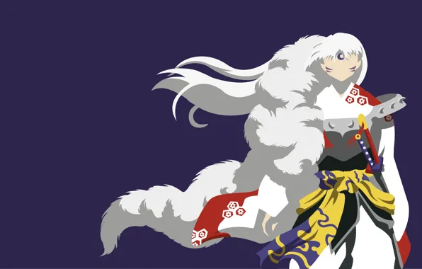 Minimalism, the demon, Inuyasha, InuYasha, Seshoumaru