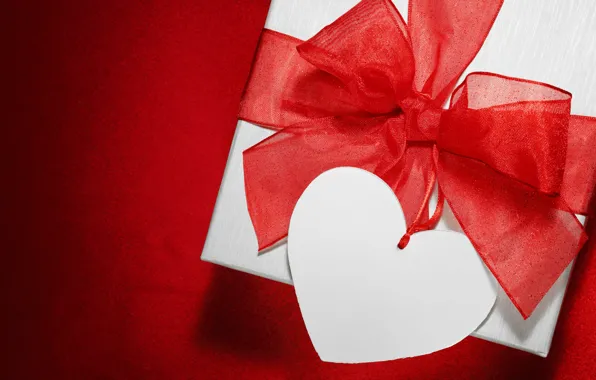 Love, gift, heart, valentine's day