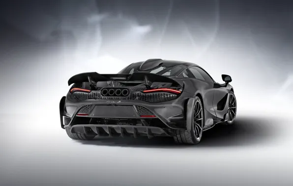 Coupe, McLaren, sports car, rear view, Longtail, 765 LT