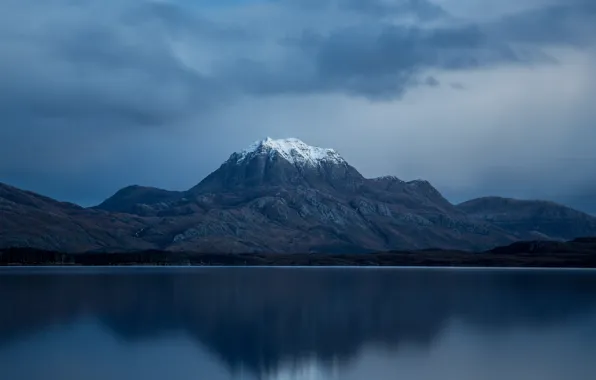 Picture snow, mountain, top