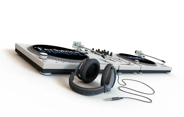 Minimalism, DJ, headphones