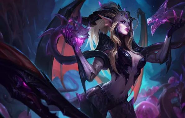 Girl, Fantasy, Art, Art, Dragons, Fiction, League of Legends, Illustration