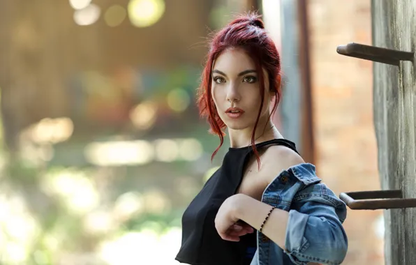 Picture makeup, piercing, sponge, Francesco Campopiano