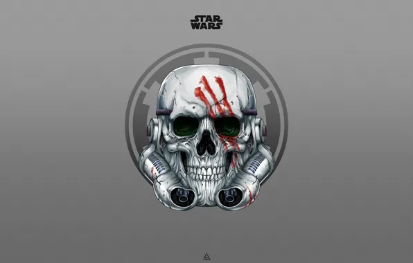 Minimalism, Star Wars, Background, Art, Art, Sake, Skeleton, Attack