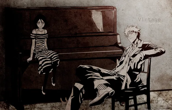 Piano, bleach, Ichigo Kurosaki