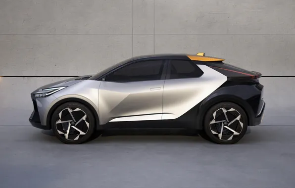 The concept car, Toyota, side view, Toyota C-HR Prologue