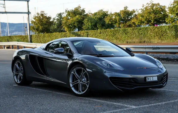 McLaren, MP4-12C, gray