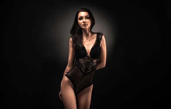 Look, sexy, pose, model, makeup, figure, brunette, hairstyle