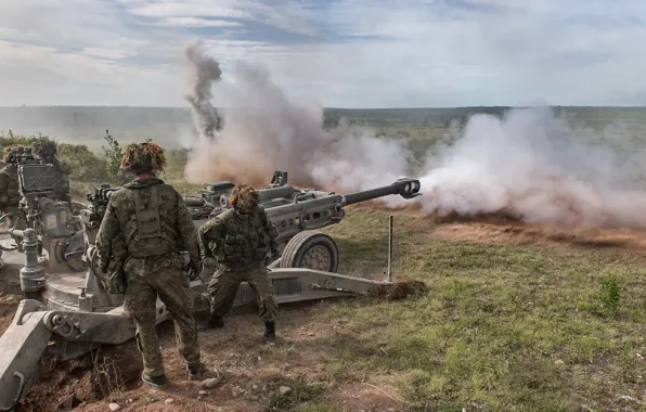 Army, soldiers, gun