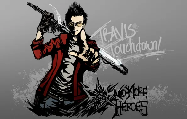 Picture look, pattern, anime, art, guy