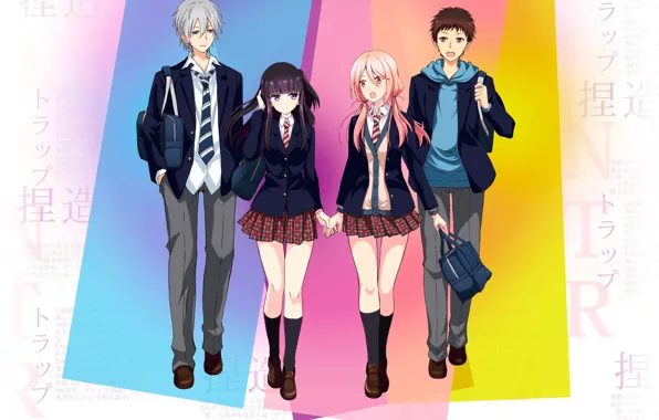 Anime, art, characters, Netsuzou Trap, A trap of lies